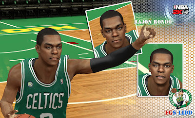 NBA 2K14 Rajon Rondo Cyberface Patch