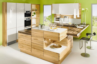 Diseño cocina verde