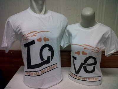  Baju  Couple  Keren  Kaos Couple  Tshirt