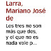 Los tres no son más que dos - Larra, mariano josé 