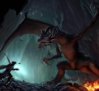 Elrond visits Nefarian in Blackwing Lair