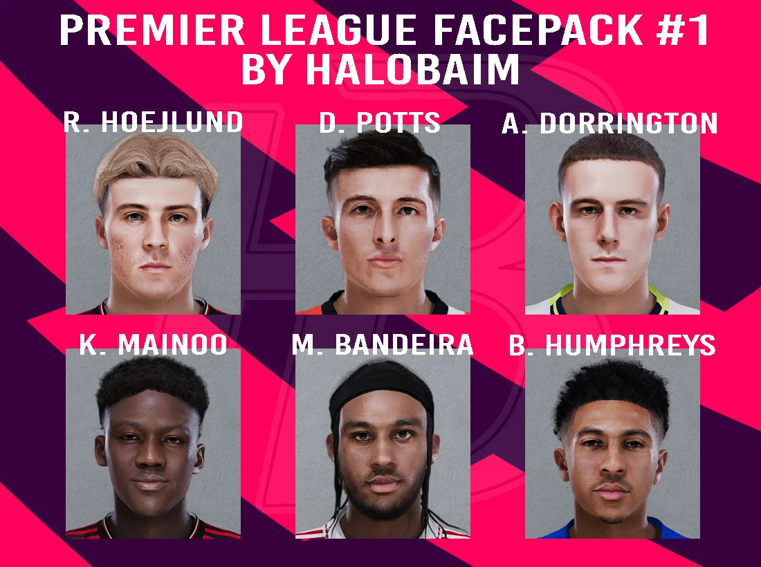PES 2021 Halobaim's Premier League Facepack #1