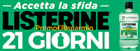 Logo concorso Listerine '' Accetta la sfida 21 giorni Listerine''