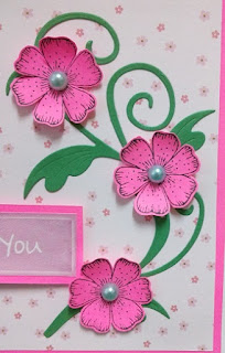 Handmade Pink Birthday Card