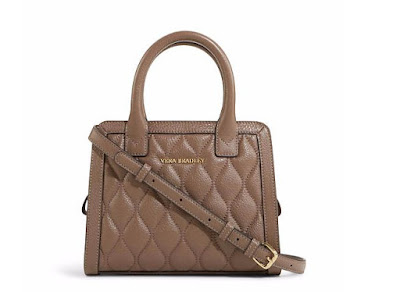 Vera bradley coupon code: Quilted Natalie Crossbody in Taupe