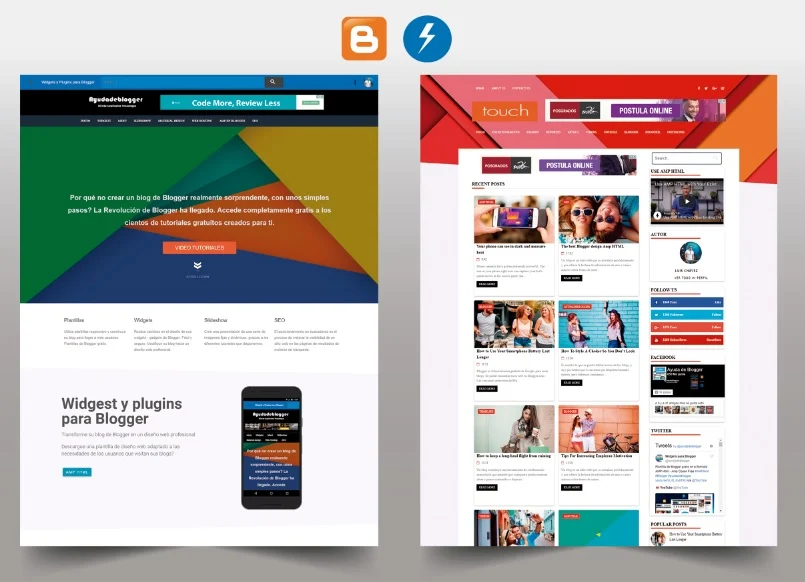 Plantillas en AMP html