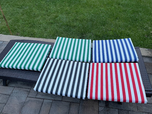 Marie R's Sew4Home Inspired Spun Stripes Pillows & Cushions