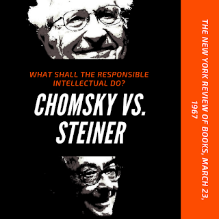George Steiner, Noam Chomsky, Debate, Noam Chomsky Debate, 