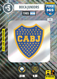 Panini Adrenalyn XL FIFA 365 2021 collection Boca Juniors Set