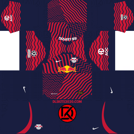 RB Leipzig DLS Kits 2023-2024 Released Nike In Champions League - Dream League Soccer (Away)