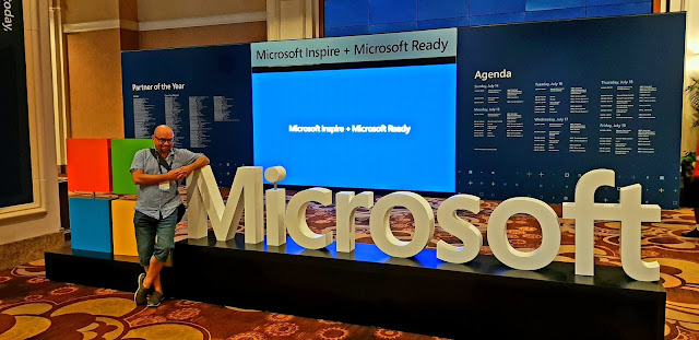 Tobias Strandh på Microsoft Inspire i Las Vegas sommaren 2019