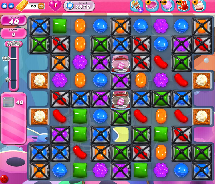 Candy Crush Saga level 2570