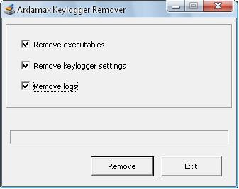Ardamax Keylogger Remover