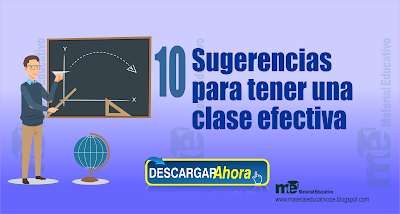 Libro de 10 Sugerencias para tener una clase efectiva (tips)