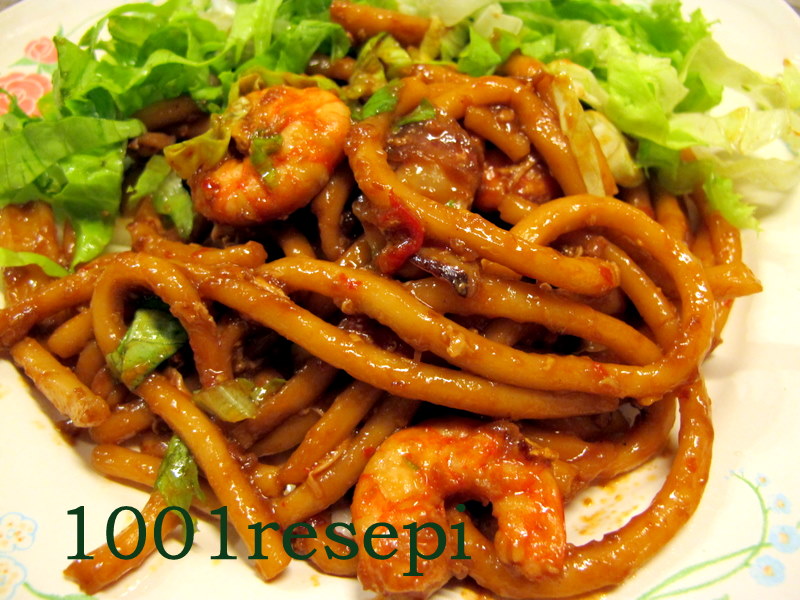 Koleksi 1001 Resepi: mee udon goreng