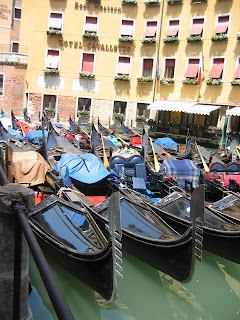 Gondolas in Venice, Italy