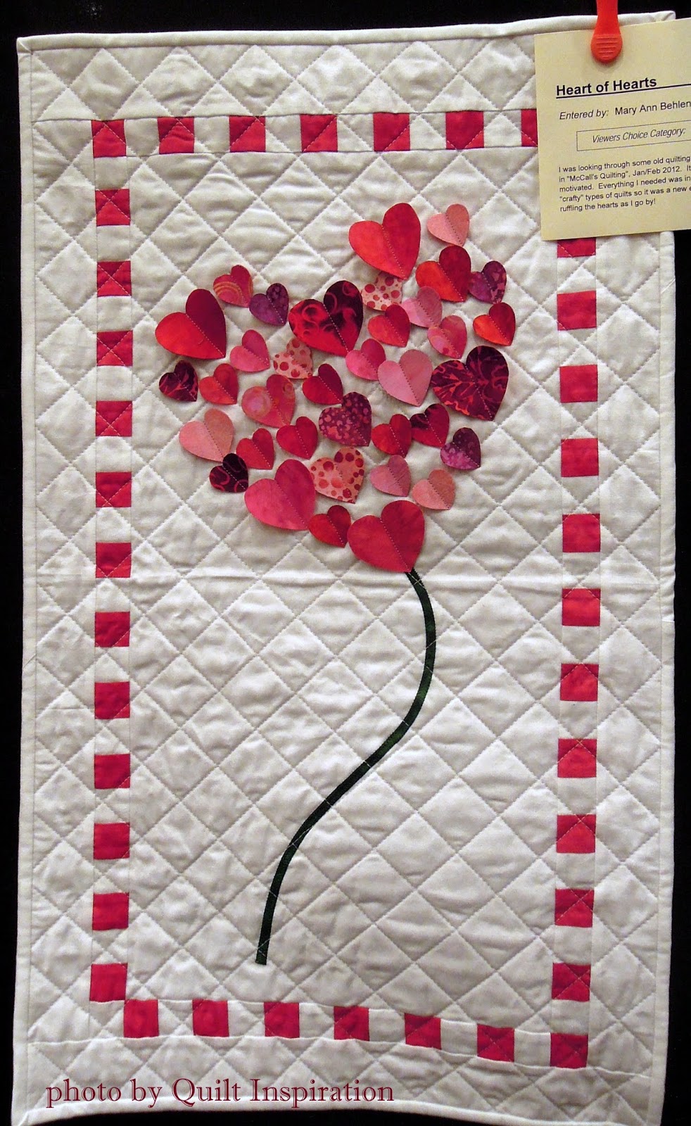 types of flowers for valentines day Heart Quilt Patterns | 982 x 1600
