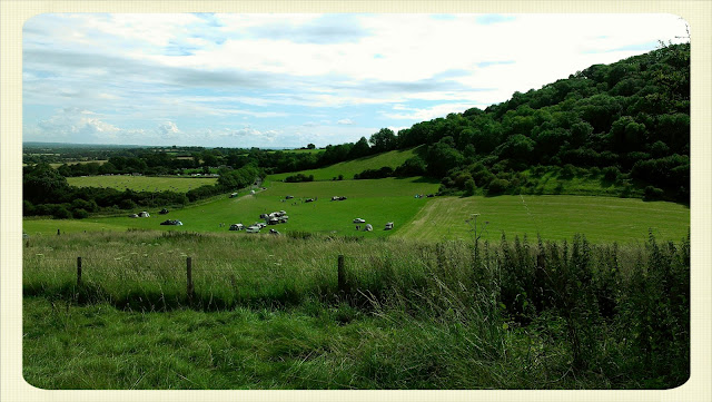 Cream Tea Queen Britchcombe Farm view