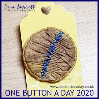 One Button a Day 2020 by Gina Barrett - Day 128 : Smock