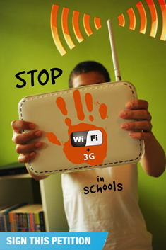 stop using wifi in schools petition