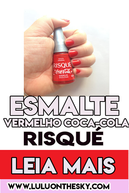 Esmalte Risqué Vermelho Coca-Cola