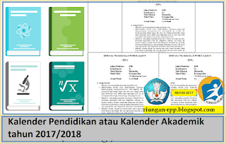 Kalender Pendidikan atau Kalender Akademik tahun 2017/2018