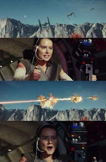 REY SHOOTING TIE FIGHTERS