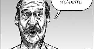 Resultado de imagen para vicente fox caricatura