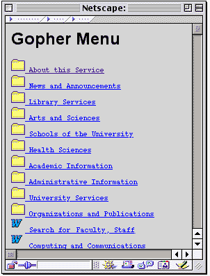 La historia de Gopher, el protocolo que dominó Internet antes de la llegada del HTTP y la WWW