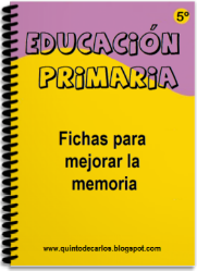 CUADERNO DE FICHAS PARA MEJORAR LA MEMORIA