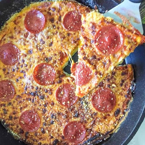 LOW CARB BREAKFAST PIZZA – EAT FOR BREAKFAST, LUNCH OR DINNER!