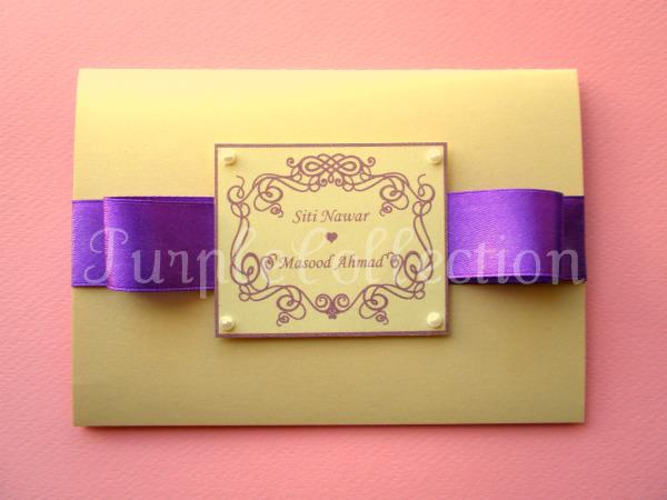She ordered two hundred pieces of this wedding invitation cards specially