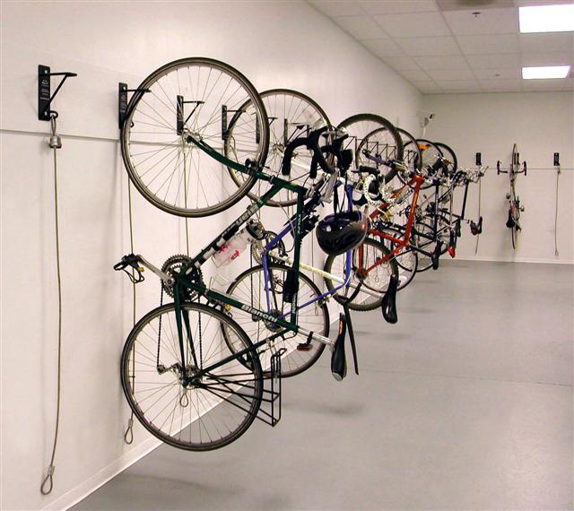 2 door garage ideas Wall Mount Bike Rack Storage | 640 x 570