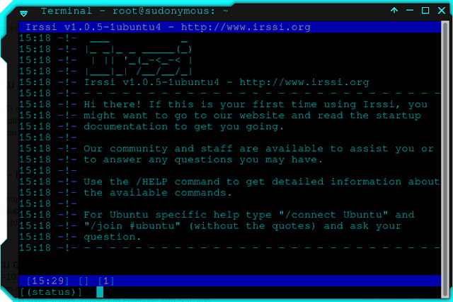 How To Use IRC On Ubuntu Terminal?
