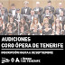 El Coro de Ópera de Tenerife realiza pruebas para reforzar sus secciones masculinas
