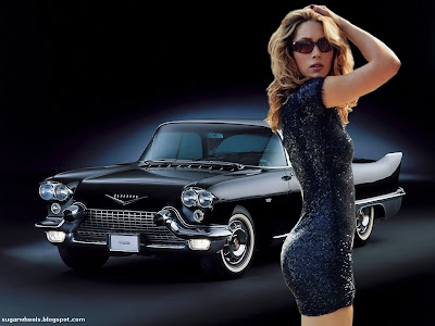 latina girl 50s caddy hot ass booty butt celebrity actress Jessica Beal Wallpaper Cadillac 1957 Eldorado Brougham