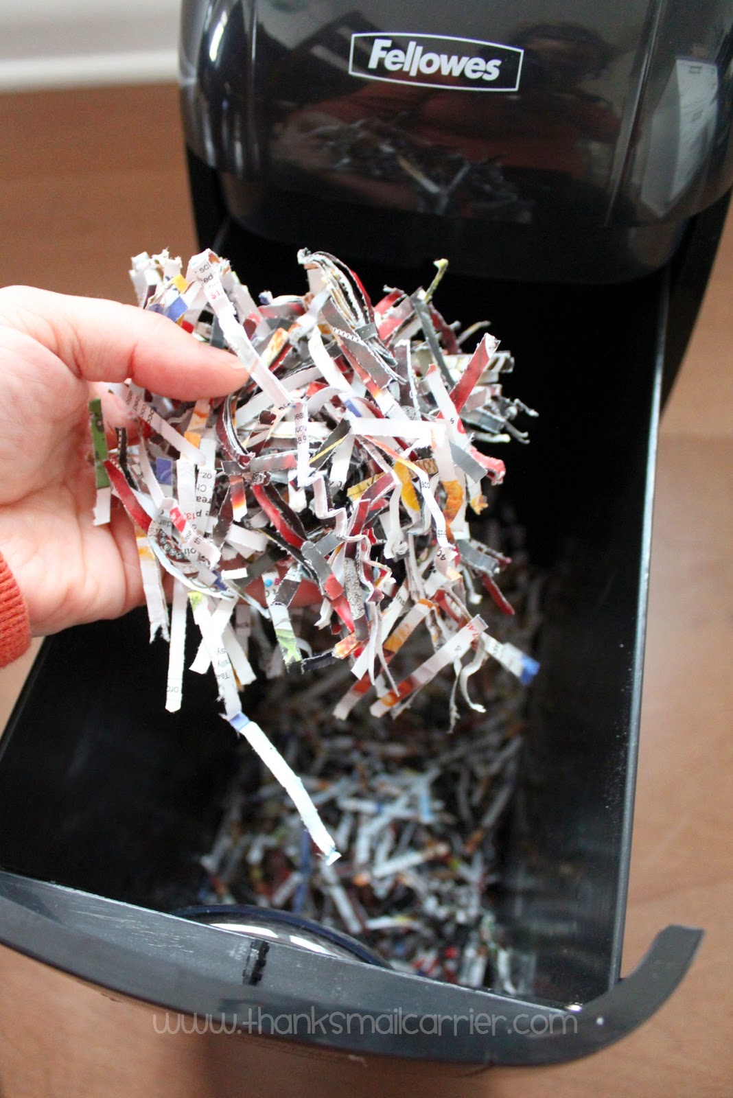 Fellowes cross-cut paper shredder