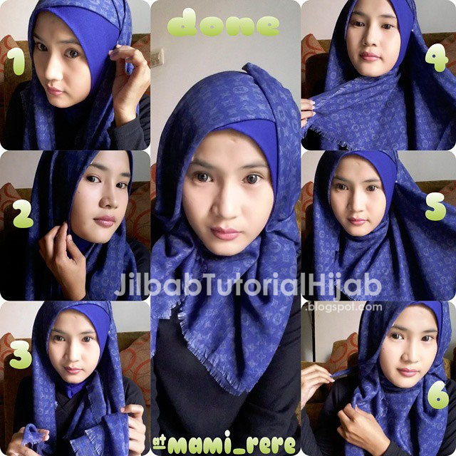 Tutorial Hijab Simple Buat Kondangan. cara memakai jilbab kreasi jilbab paris untuk ke pesta. 10 