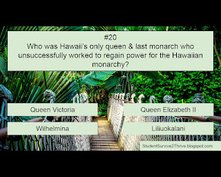 Who was Hawaii’s only queen & last monarch who unsuccessfully worked to regain power for the Hawaiian monarchy? Answer choices include: Queen Victoria, Queen Elizabeth II, Wilhelmina, Liliukalani