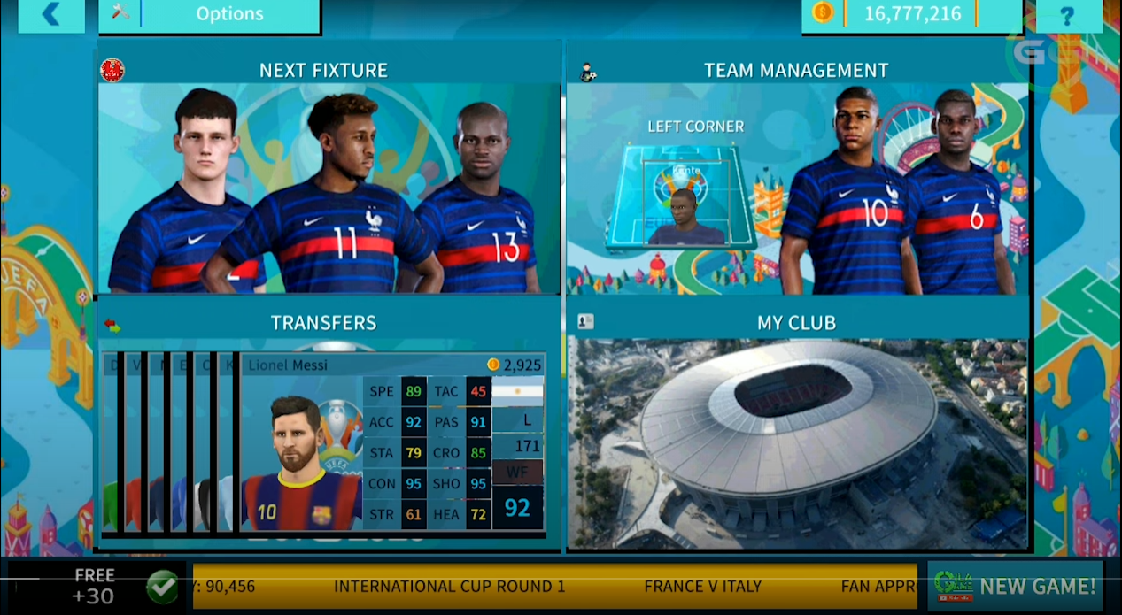 Dream League Soccer 22 Download For Android Apk Data Obb Uefa Euro Mod All Europe Teams Unlimited Coins