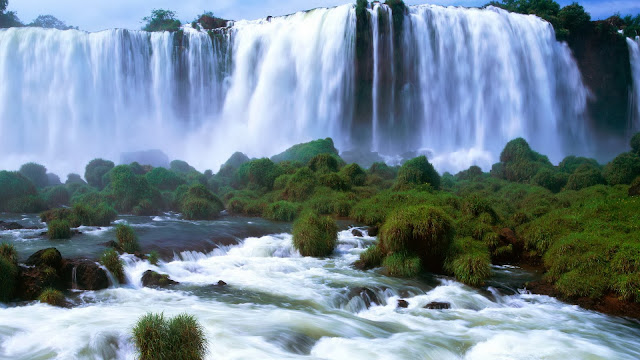 Beautiful 3D Nature WaterFall HD Wallpaper Free