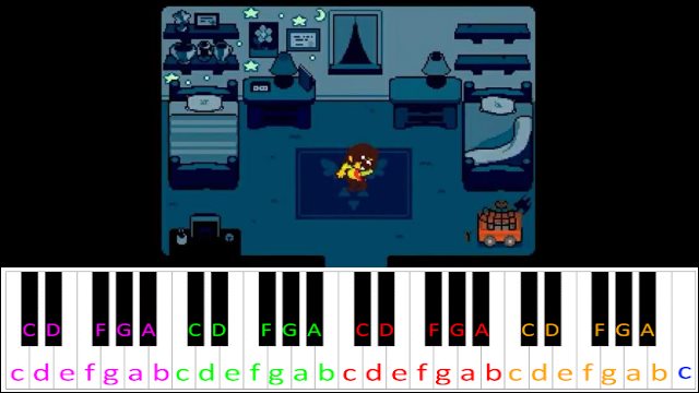 Weird Birds (Deltarune) Piano / Keyboard Easy Letter Notes for Beginners