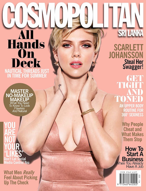 Actress, Singer, Model, @ Scarlett Johansson – Cosmopolitan Sri Lanka, July 2016