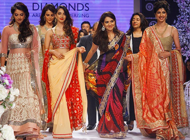 Bollywood's Resident High Priestess of Fashion Sonam Kapoor, Showcasing her Back at Jewellery Week