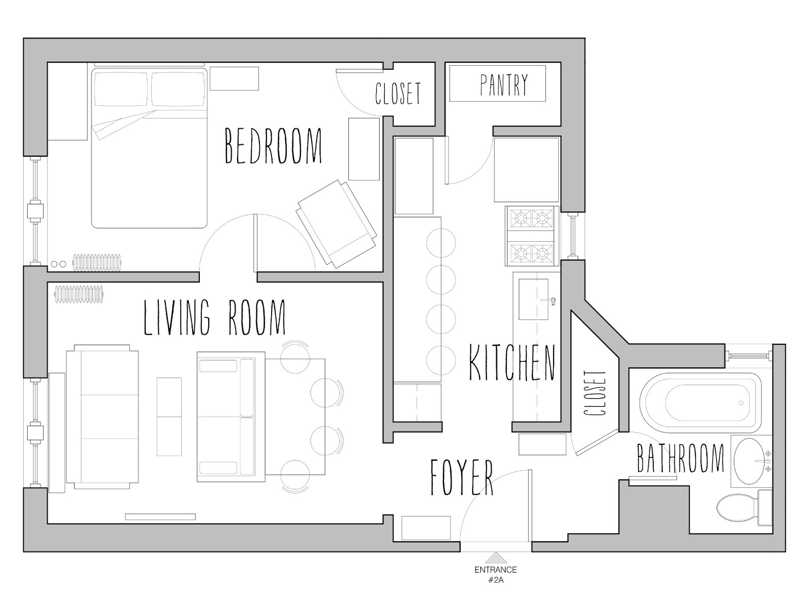 Download Small House Plans Under 500 Sq Ft Less-than-500-square-feet