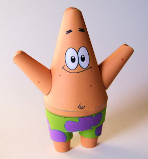 Patrick Star Paper Craft Model