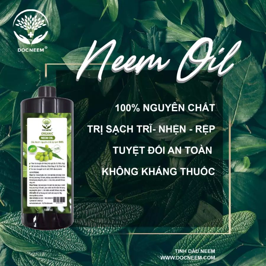 Tinh dầu neem hữu cơ của Docneem an toàn tuyệt đối