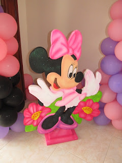 DECORACION GLOBOS MINNIE MOUSE MEDELLIN