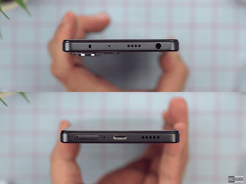 Redmi Note 12 Pro 5G top and bottom sides