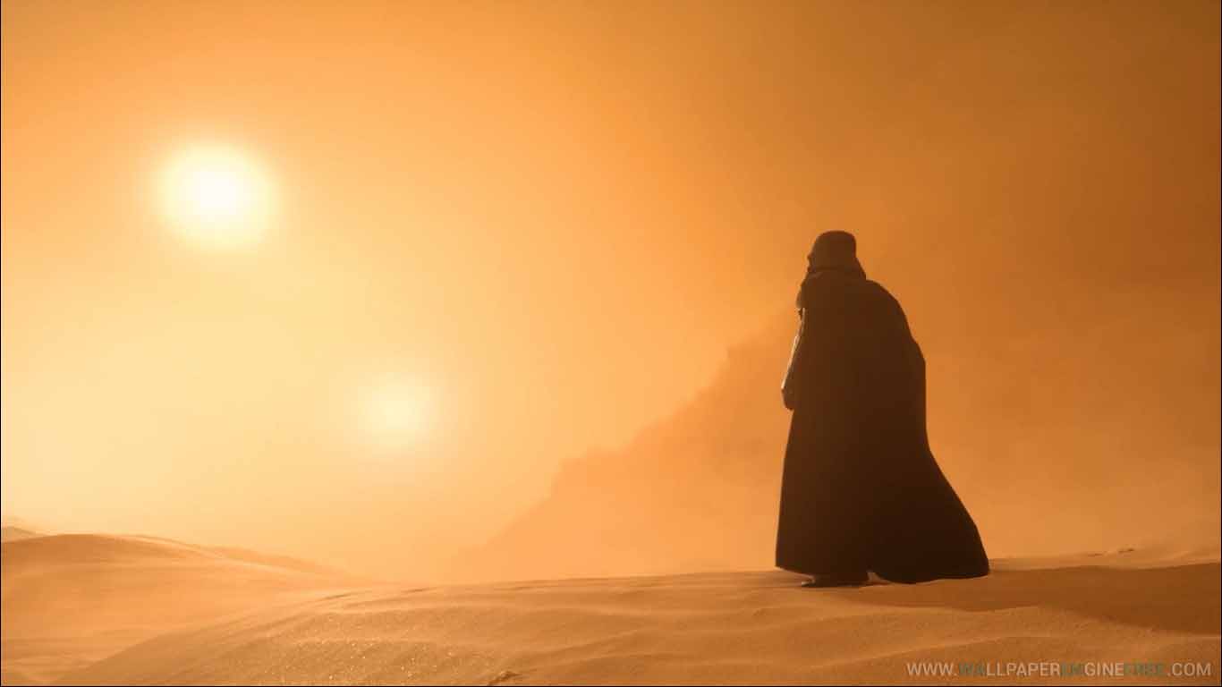 Download Star Wars Battlefront Darth Vader Tatooine Dune Sea Twin Sun Wallpaper Engine Free Download Wallpaper Engine Wallpapers Free